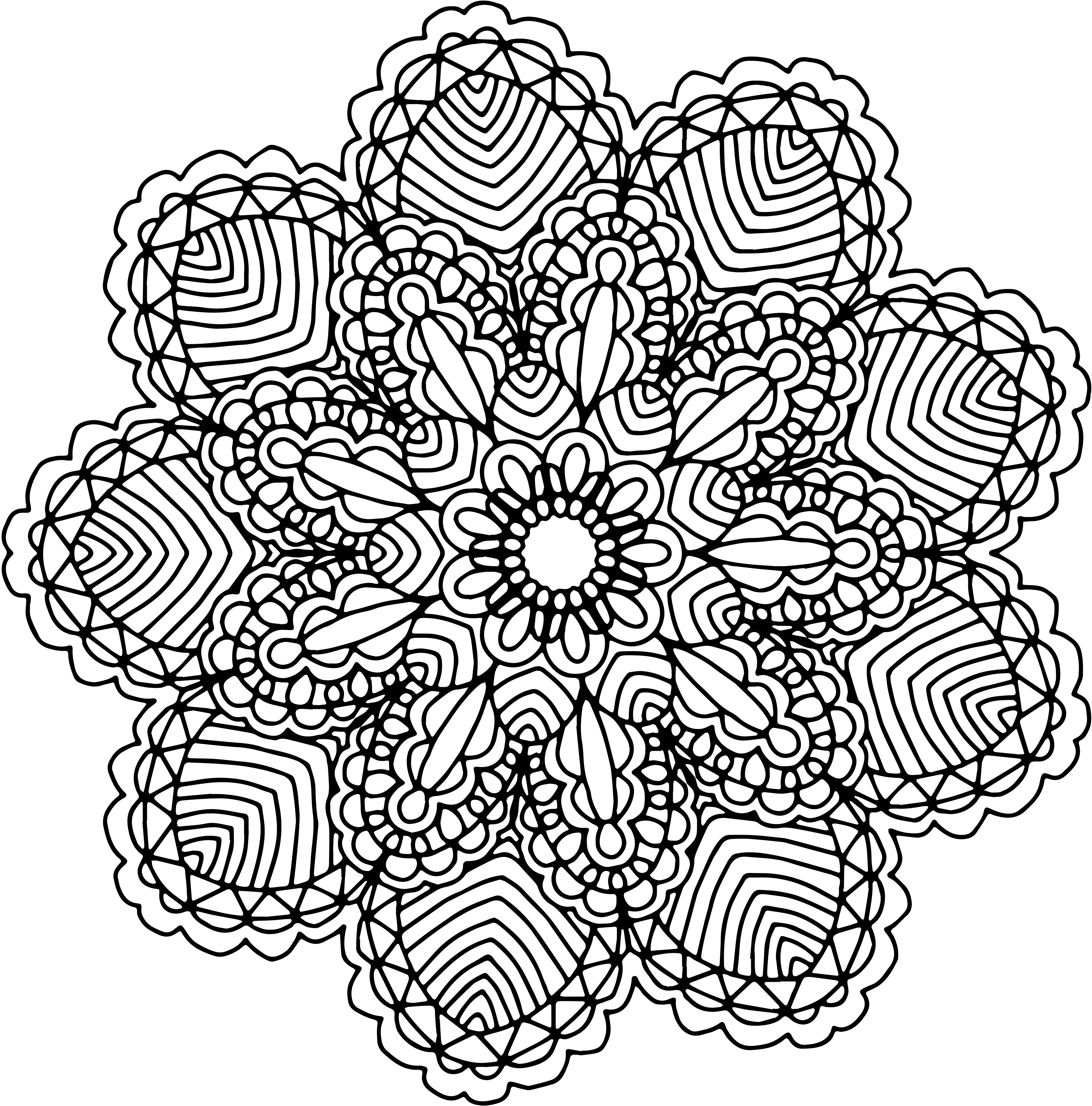 Free Graphics | Two Hand drawn Mandalas | Freebies & Deals for Graphic