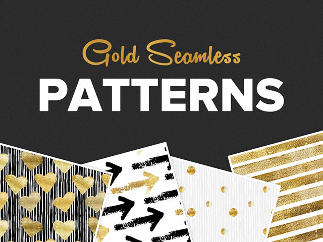 Free Pattern Seamless Gold Pattern Set Free Commercial