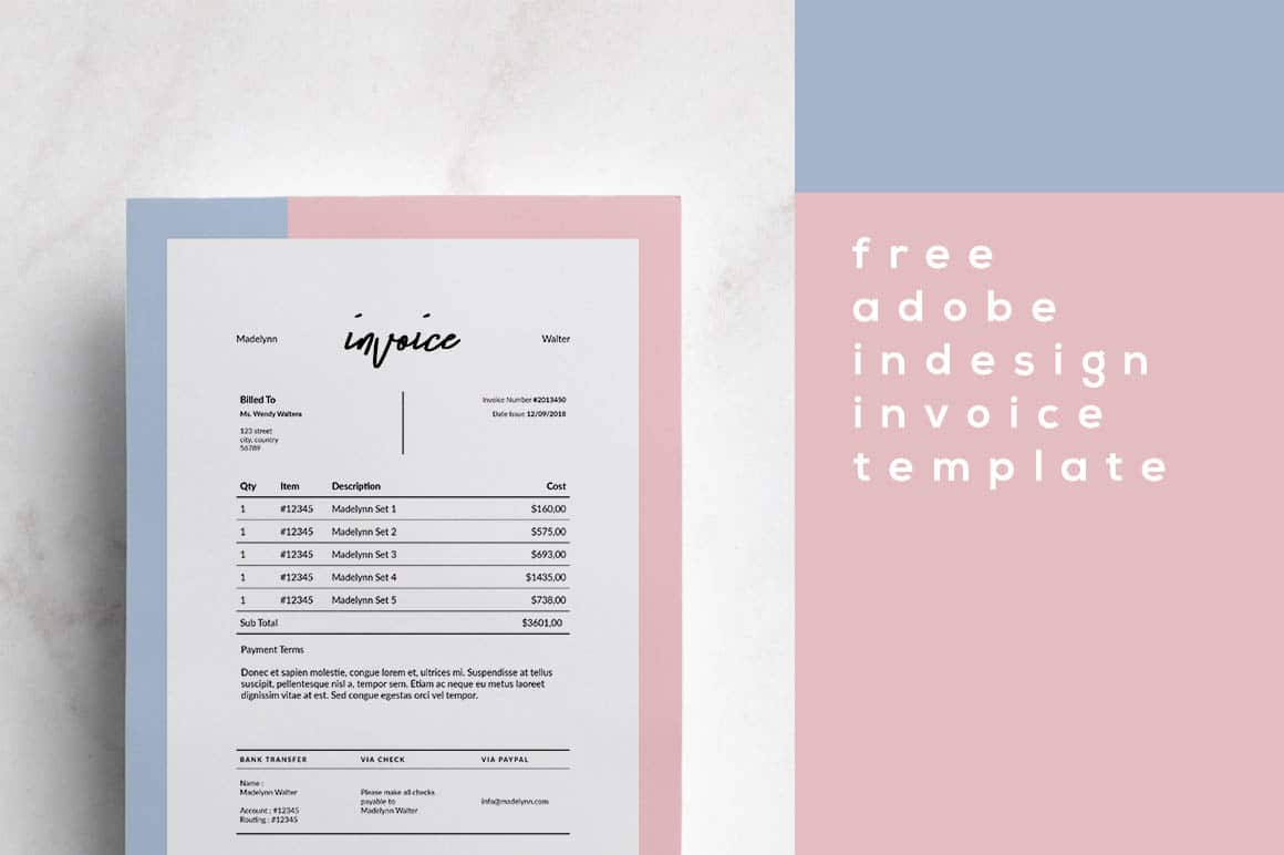 Template For Invoice Free from webgrrl.biz